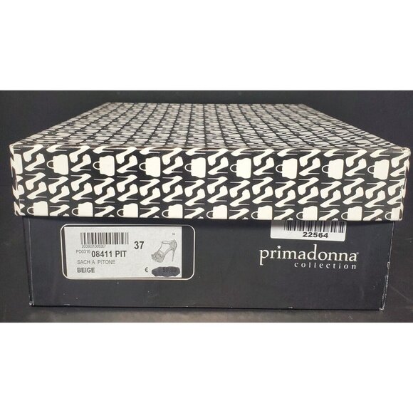 PRIMADONNA COLLECTION Women Beige Snake Print 4.5 in heel 08411PIT - Picture 12 of 12